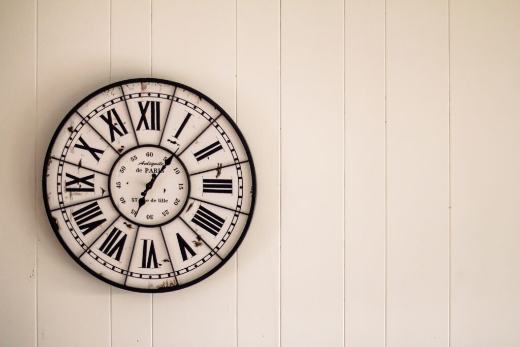 a wall clock