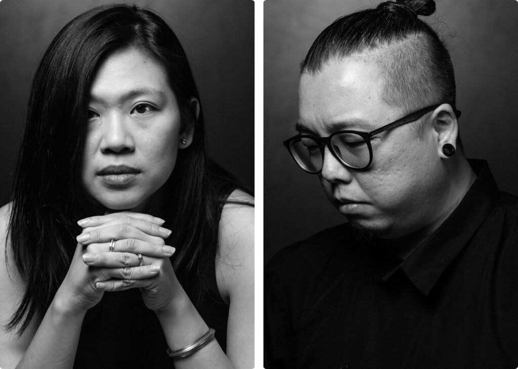 profile image of two award-winning Singapore designers