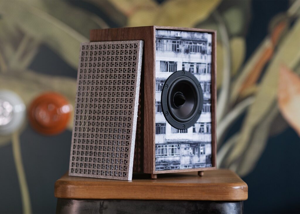 a unique speaker box design