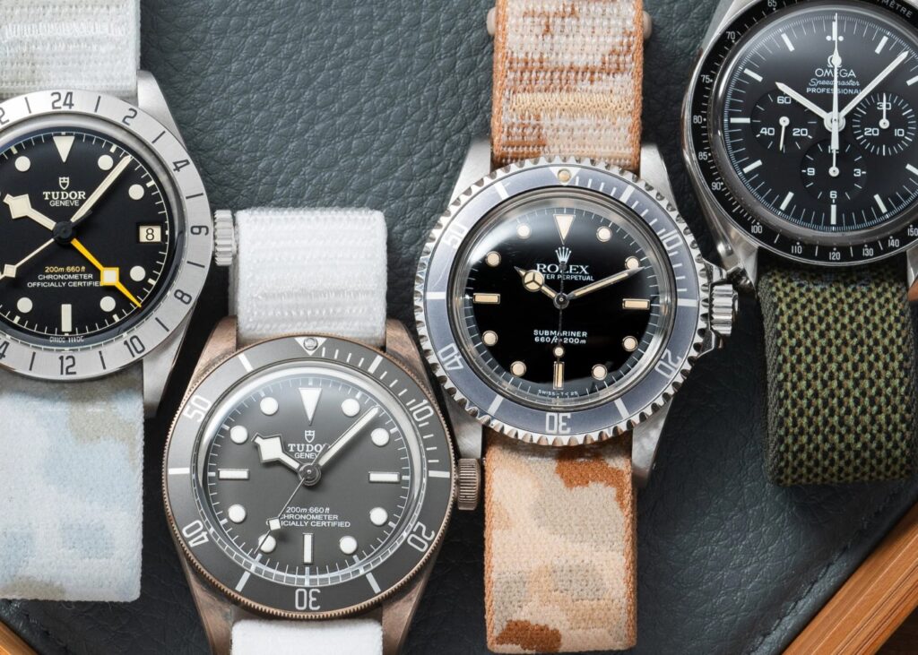 a few luxury wrist watches